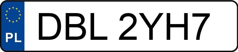 Numer rejestracyjny DBL 2YH7 posiada KIA CEED - DBL2YH7