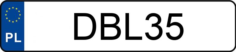 Numer rejestracyjny DBL 35 posiada BMW M 5 4.9 Kat. MR`01 E39 M 5 4.9 Kat. MR`01 E39 - DBL35