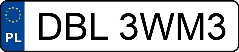 Numer rejestracyjny DBL 3WM3 posiada RENAULT AUSTRAL - DBL3WM3