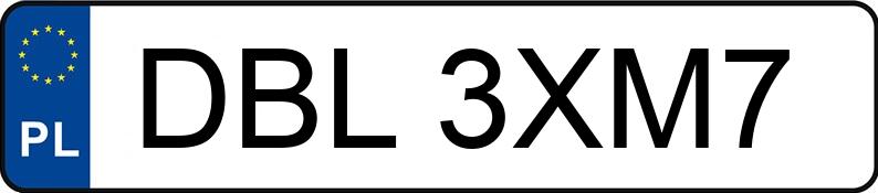 Numer rejestracyjny DBL 3XM7 posiada FORD MONDEO - DBL3XM7