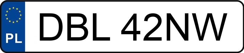Numer rejestracyjny DBL 42NW posiada FIAT PUNTO 75 SX - DBL42NW Numer rejestracyjny DBL 42NW posiada FIAT PUNTO 75 SX - DBL42NW