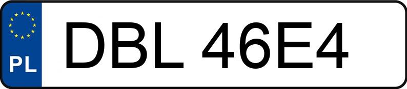 Numer rejestracyjny DBL 46E4 posiada OPEL ASTRA 1.6 - DBL46E4
