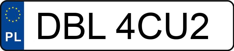 Numer rejestracyjny DBL 4CU2 posiada AUDI A3 - DBL4CU2