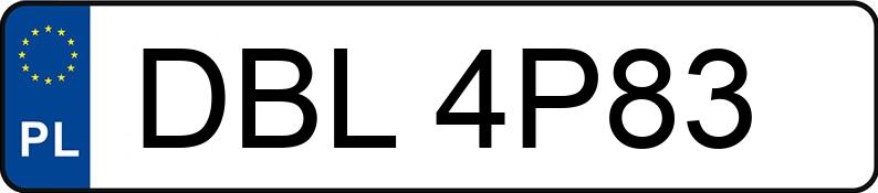 Numer rejestracyjny DBL 4P83 posiada OPEL Omega B 2.5 TD Kat. MR`94 CD Elegance - DBL4P83 Numer rejestracyjny DBL 4P83 posiada OPEL Omega B 2.5 TD Kat. MR`94 CD Elegance - DBL4P83