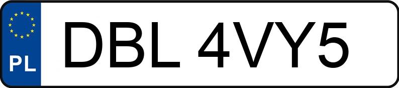 Numer rejestracyjny DBL 4VY5 posiada SKODA OCTAVIA - DBL4VY5