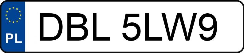 Numer rejestracyjny DBL 5LW9 posiada BMW 318 Diesel Kat. MR`01 E3 E46 318 Diesel Kat. MR`01 E3 E46 - DBL5LW9