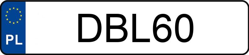 Numer rejestracyjny DBL 60 posiada VOLKSWAGEN Golf II 1.8 Kat. GT - DBL60
