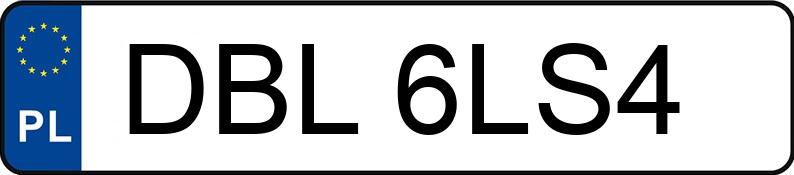 Numer rejestracyjny DBL 6LS4 posiada AUDI A4 Avant 1.9 TDi Kat. MR`00 E3 8E A4 Avant 1.9 TDi Kat. MR`00 E3 8E - DBL6LS4