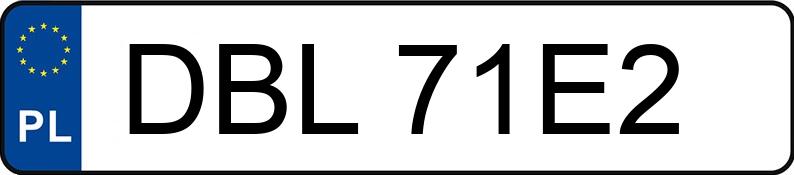 Numer rejestracyjny DBL 71E2 posiada BMW 535 Touring Diesel MR`03 E3 E61 Multitronic - DBL71E2