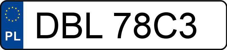 Numer rejestracyjny DBL 78C3 posiada TOYOTA AVENSIS - DBL78C3 Numer rejestracyjny DBL 78C3 posiada TOYOTA AVENSIS - DBL78C3