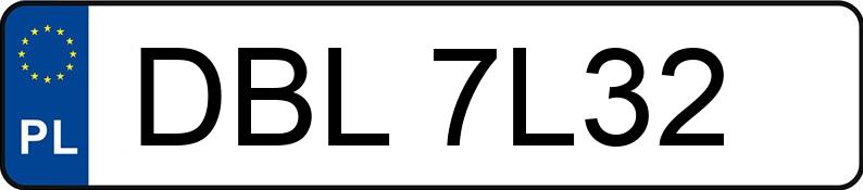 Numer rejestracyjny DBL 7L32 posiada BMW 320D TOURING 2.0 - DBL7L32