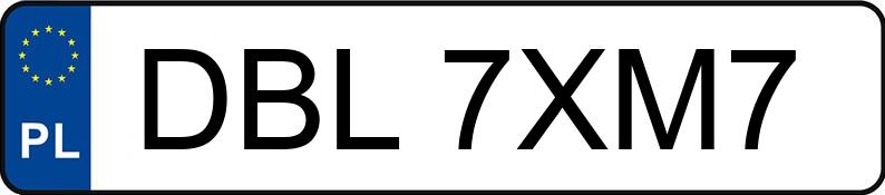 Numer rejestracyjny DBL 7XM7 posiada BMW 535i MR`10 E6 F10 535i MR`10 E6 F10 - DBL7XM7