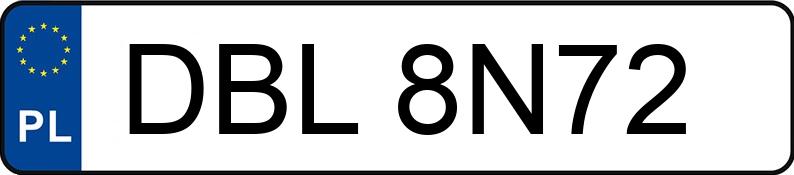 Numer rejestracyjny DBL 8N72 posiada VOLKSWAGEN Golf V 1.6 MR`03 E4 GT Sport - DBL8N72