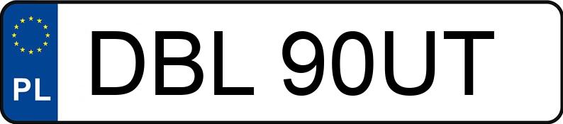 Numer rejestracyjny DBL 90UT posiada AUDI 100 C4 2.3 KAT - DBL90UT Numer rejestracyjny DBL 90UT posiada AUDI 100 C4 2.3 KAT - DBL90UT