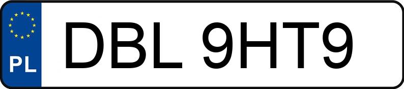 Numer rejestracyjny DBL 9HT9 posiada LEXUS CT200H - DBL9HT9 Numer rejestracyjny DBL 9HT9 posiada LEXUS CT200H - DBL9HT9