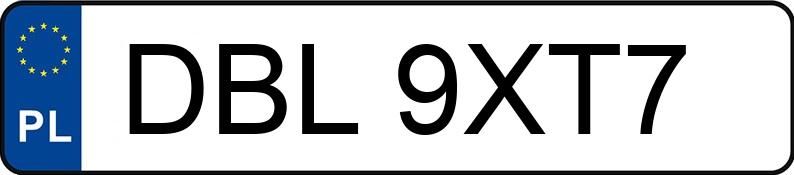 Numer rejestracyjny DBL 9XT7 posiada OPEL Corsa B 1.0 MR`97 City - DBL9XT7