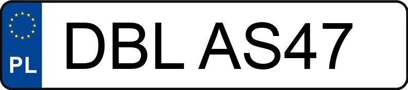Numer rejestracyjny DBL AS47 posiada OPEL ASTRA - DBLAS47