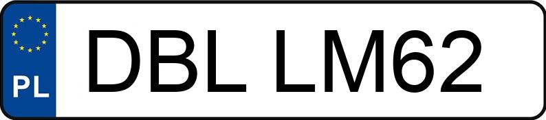 Numer rejestracyjny DBL LM62 posiada VOLKSWAGEN Golf IV 1.9 TDI MR`97 Highline 4MOTION - DBLLM62