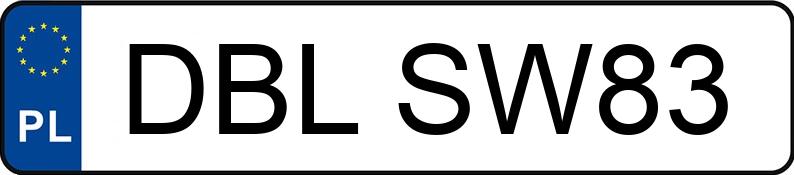 Numer rejestracyjny DBL SW83 posiada SEAT TOLEDO - DBLSW83