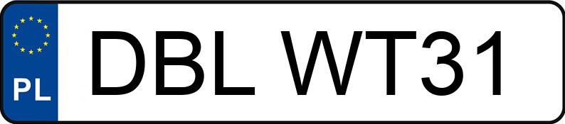 Numer rejestracyjny DBL WT31 posiada MERCEDES-BENZ S 320 CDI - DBLWT31