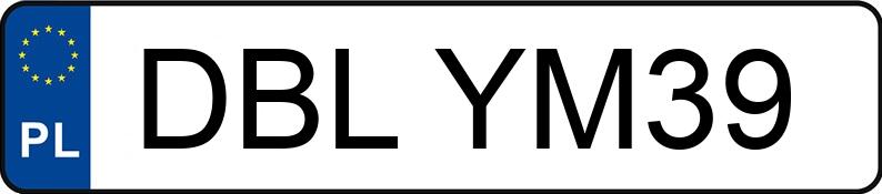 Numer rejestracyjny DBL YM39 posiada SEAT IBIZA - DBLYM39 Numer rejestracyjny DBL YM39 posiada SEAT IBIZA - DBLYM39