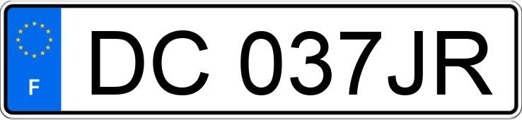 Numer rejestracyjny DC037JR posiada JAGUAR XF