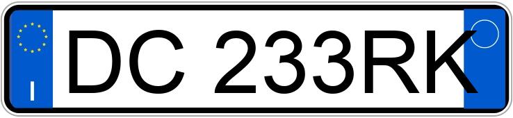 Numer rejestracyjny DC233RK posiada FIAT Croma