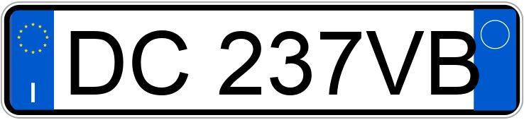 Numer rejestracyjny DC237VB posiada VOLKSWAGEN Golf 5a serie