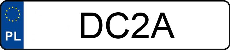 Numer rejestracyjny DC 2A posiada FORD TORINO - DC2A