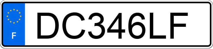 Numer rejestracyjny DC346LF posiada PEUGEOT 207