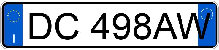 Numer rejestracyjny DC498AW posiada AUDI A4 3a serie