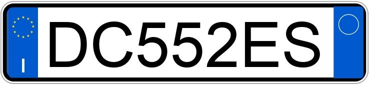 Numer rejestracyjny DC552ES posiada SMART fortwo 1a serie Numer rejestracyjny DC552ES posiada SMART fortwo 1a serie