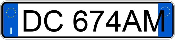 Numer rejestracyjny DC674AM posiada SMART forfour 1a serie