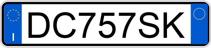 Numer rejestracyjny DC757SK posiada MINI Mini 2a serie Numer rejestracyjny DC757SK posiada MINI Mini 2a serie