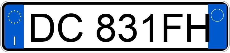 Numer rejestracyjny DC831FH posiada FIAT Ducato