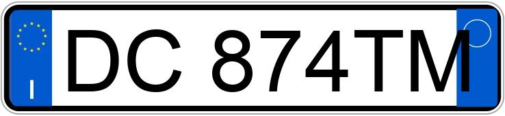 Numer rejestracyjny DC874TM posiada VOLKSWAGEN Golf 5a serie