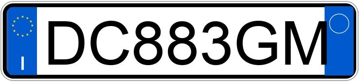 Numer rejestracyjny DC883GM posiada TOYOTA Yaris 2a serie Numer rejestracyjny DC883GM posiada TOYOTA Yaris 2a serie