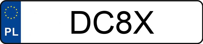 Numer rejestracyjny DC 8X posiada ALPINE A110 MR`22 E6d R Turini - DC8X Numer rejestracyjny DC 8X posiada ALPINE A110 MR`22 E6d R Turini - DC8X