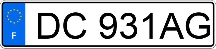 Numer rejestracyjny DC931AG posiada FORD FIESTA