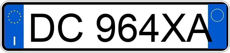 Numer rejestracyjny DC964XA posiada FORD Ka 1a serie