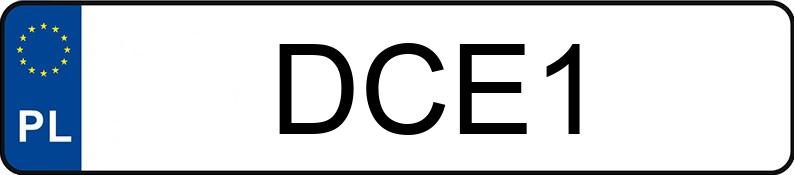 Numer rejestracyjny DCE 1 posiada FORD Ka 1.2 MR`09 E4 MetalKA - DCE1 Numer rejestracyjny DCE 1 posiada FORD Ka 1.2 MR`09 E4 MetalKA - DCE1