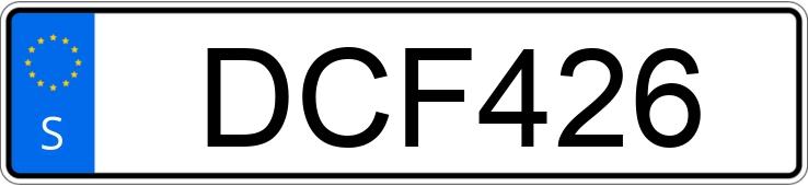 Numer rejestracyjny DCF426 posiada Volvo V70 TDI