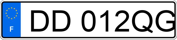 Numer rejestracyjny DD012QG posiada VOLKSWAGEN GOLF VII