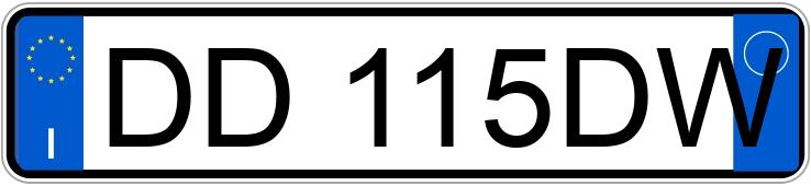 Numer rejestracyjny DD115DW posiada CITROEN C3 1a serie