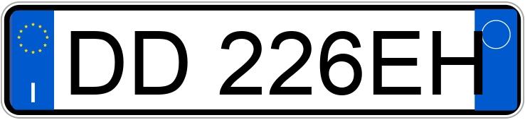 Numer rejestracyjny DD226EH posiada AUDI A4 2a serie