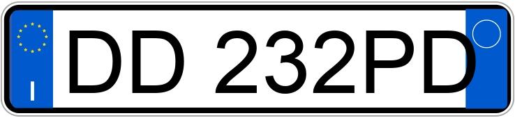 Numer rejestracyjny DD232PD posiada BMW X3