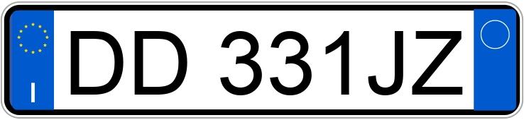 Numer rejestracyjny DD331JZ posiada ALFA ROMEO 159 Numer rejestracyjny DD331JZ posiada ALFA ROMEO 159