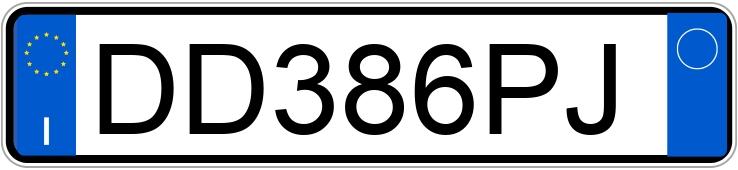 Numer rejestracyjny DD386PJ posiada FIAT Grande Punto Numer rejestracyjny DD386PJ posiada FIAT Grande Punto