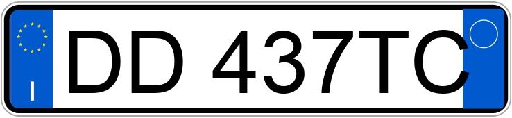 Numer rejestracyjny DD437TC posiada BMW Serie 3