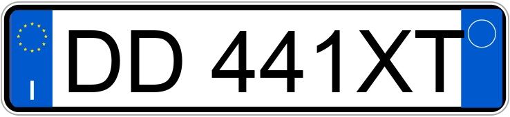 Numer rejestracyjny DD441XT posiada BMW Serie 3